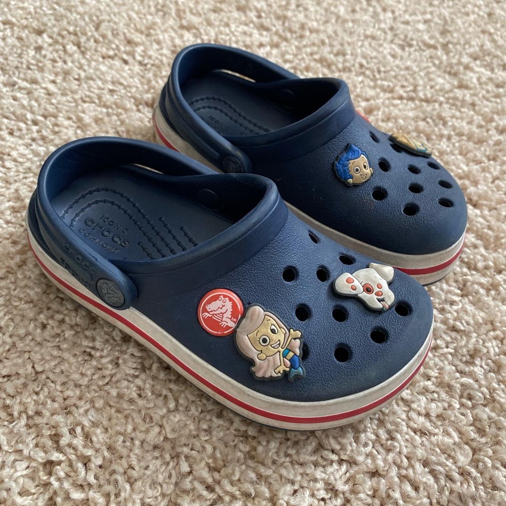Toddler T8 Off Court Dark Blue Crocs